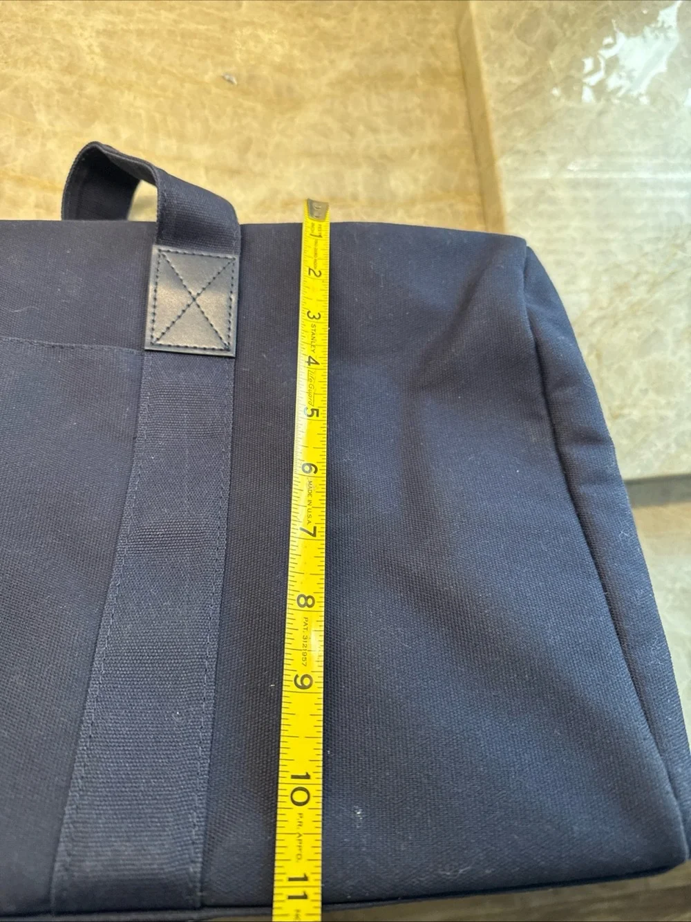 Polo Ralph Lauren Heritage Duffle Bag Navy Blue and White Large Weekender. WT